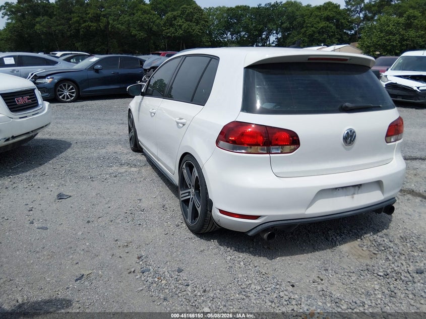 2011 Volkswagen Gti VIN WVWGV7AJ8BW115459 IAAI salvage auction — RIGHT REAR, Clear (South Carolina), sold $1,650 on 2026-07-14 (photo 3)