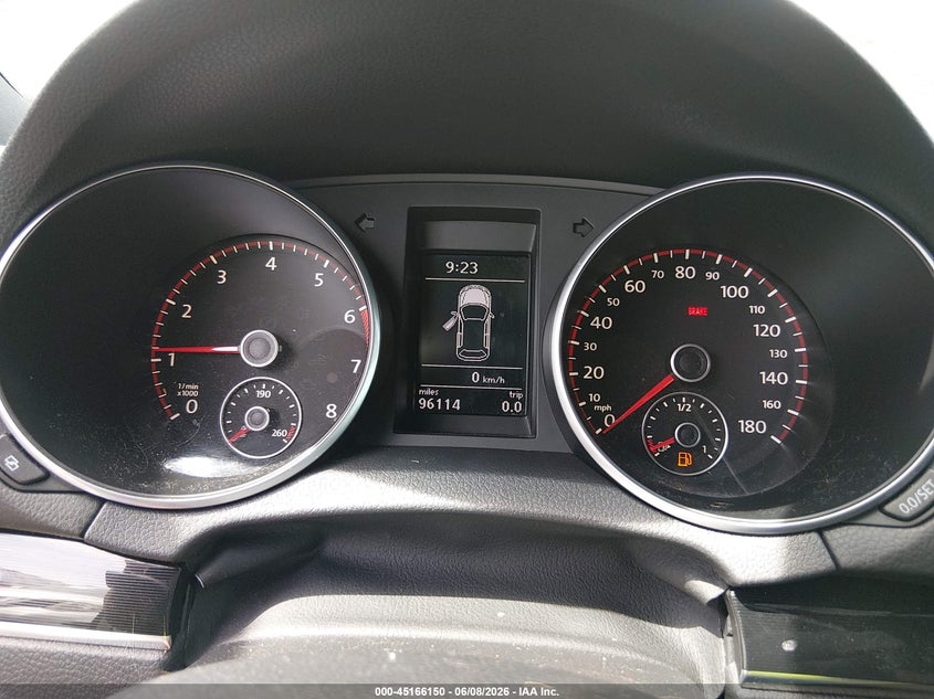 2011 Volkswagen Gti VIN WVWGV7AJ8BW115459 IAAI salvage auction — RIGHT REAR, Clear (South Carolina), sold $1,650 on 2026-07-14 (photo 7)