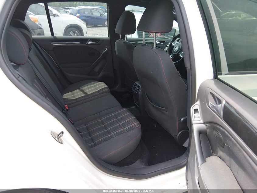 2011 Volkswagen Gti VIN WVWGV7AJ8BW115459 IAAI salvage auction — RIGHT REAR, Clear (South Carolina), sold $1,650 on 2026-07-14 (photo 8)