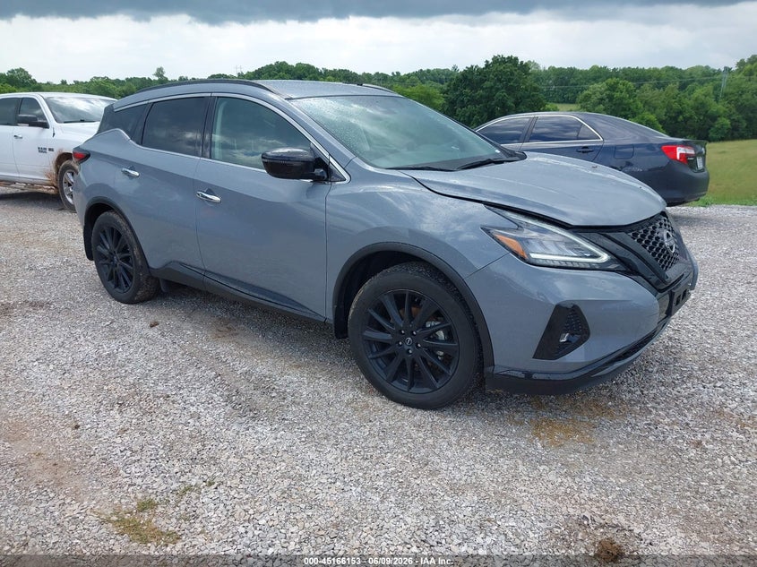 2024 Nissan Murano VIN 5N1AZ2BS4RC101702 IAAI salvage auction — HAIL, Salvage Title, sold $15,450 on 2026-07-06 (photo 1)