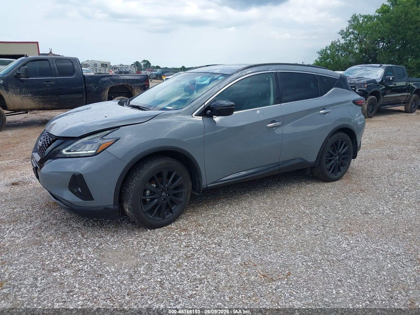 2024 Nissan Murano VIN 5N1AZ2BS4RC101702 IAAI salvage auction — HAIL, Salvage Title, sold $15,450 on 2026-07-06 (photo 2)