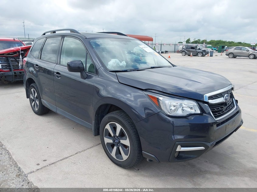 2017 Subaru Forester VIN JF2SJAGC7HH550029 IAAI salvage auction — LEFT FRONT, Salvage (Virginia), sold $1,475 on 2026-07-13 (photo 1)