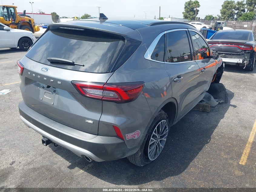 2023 Ford Escape VIN 1FMCU0E12PUA01412 IAAI salvage auction — RIGHT FRONT, Salvage (California), sold $7,600 on 2026-07-10 (photo 4)