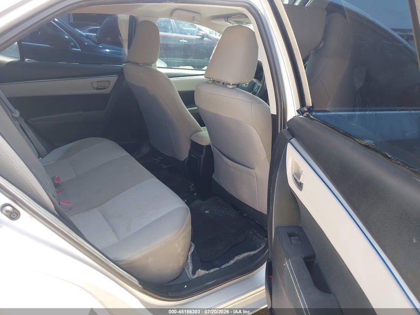 2015 Toyota Corolla VIN 5YFBURHE4FP363370 IAAI salvage auction — FRONT END, Original (Texas), sold $2,300 on 2026-07-27 (photo 8)