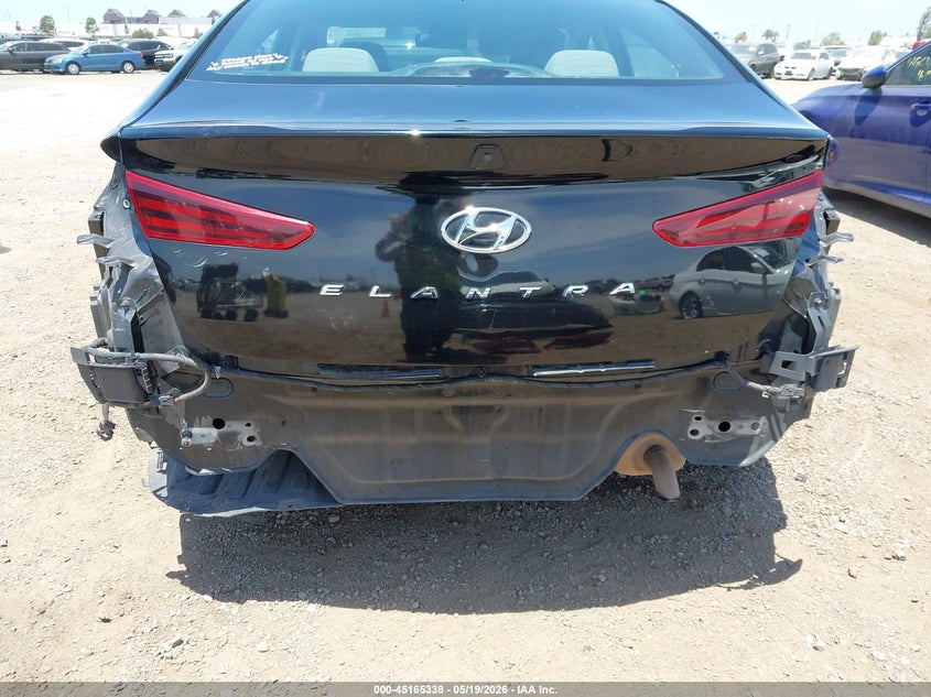 2019 Hyundai Elantra VIN KMHD84LF7KU731081 IAAI salvage auction — REAR END, Salvage (California), sold $2,500 on 2026-07-20 (photo 6)