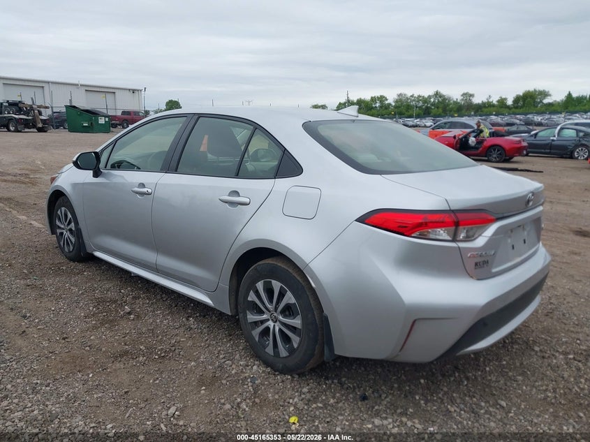 2022 Toyota Corolla VIN JTDEAMDE2N3010471 IAAI salvage auction — HAIL, Salvage (Illinois), sold $7,600 on 2026-07-22 (photo 3)