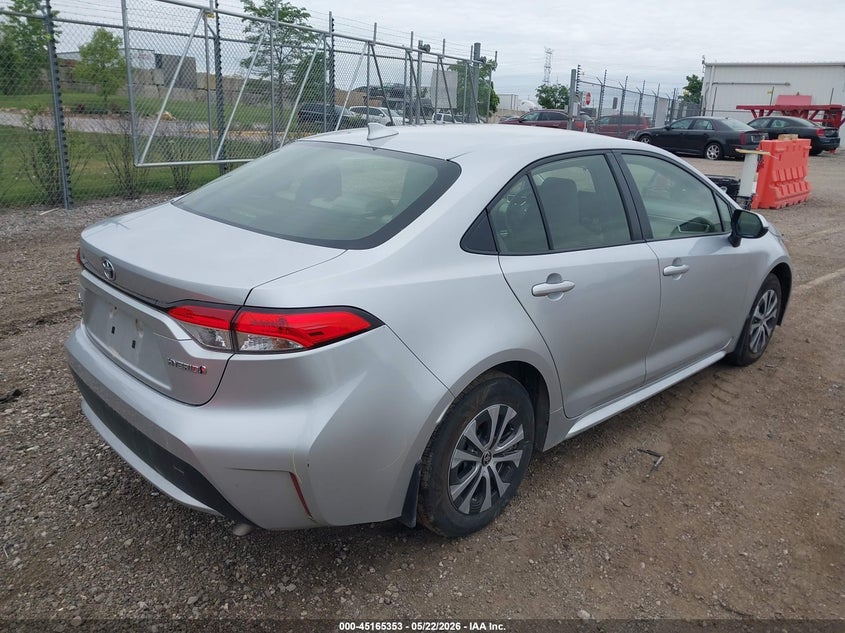 2022 Toyota Corolla VIN JTDEAMDE2N3010471 IAAI salvage auction — HAIL, Salvage (Illinois), sold $7,600 on 2026-07-22 (photo 4)