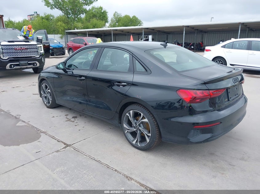 2022 Audi A3 VIN WAUAUDGY3NA105402 IAAI salvage auction — FRONT END, Original (Texas), sold $10,400 on 2026-07-22 (photo 3)