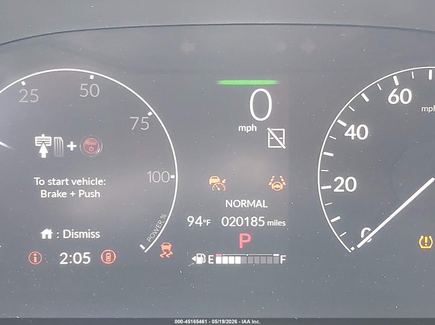 2025 Honda Cr-v VIN 7FARS5H8XSE008527 IAAI salvage auction — FRONT END, Salvage Title, sold $7,300 on 2026-07-25 (photo 7)