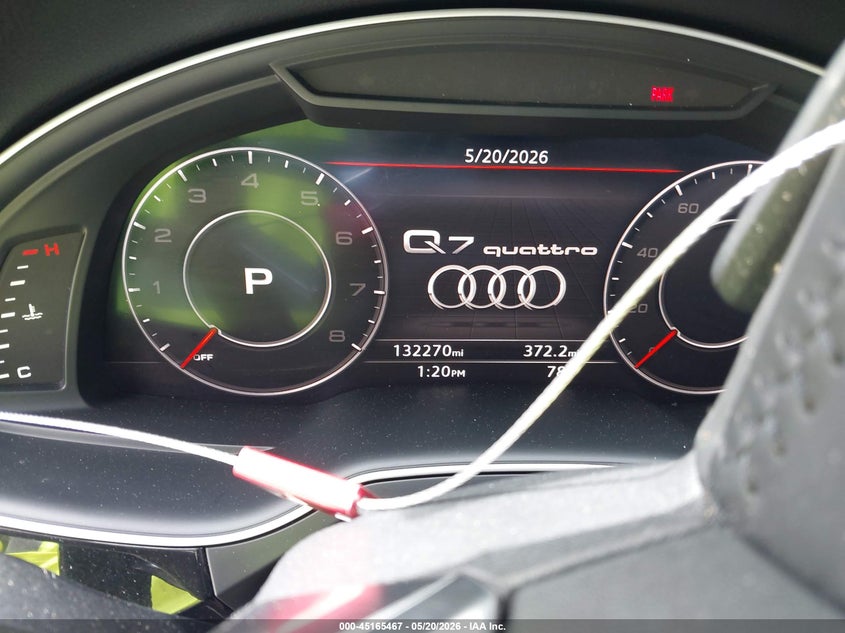 2017 Audi Q7 VIN WA1LAAF71HD056435 IAAI salvage auction — FRONT END, Salvage (Virginia), sold $2,800 on 2026-07-15 (photo 7)