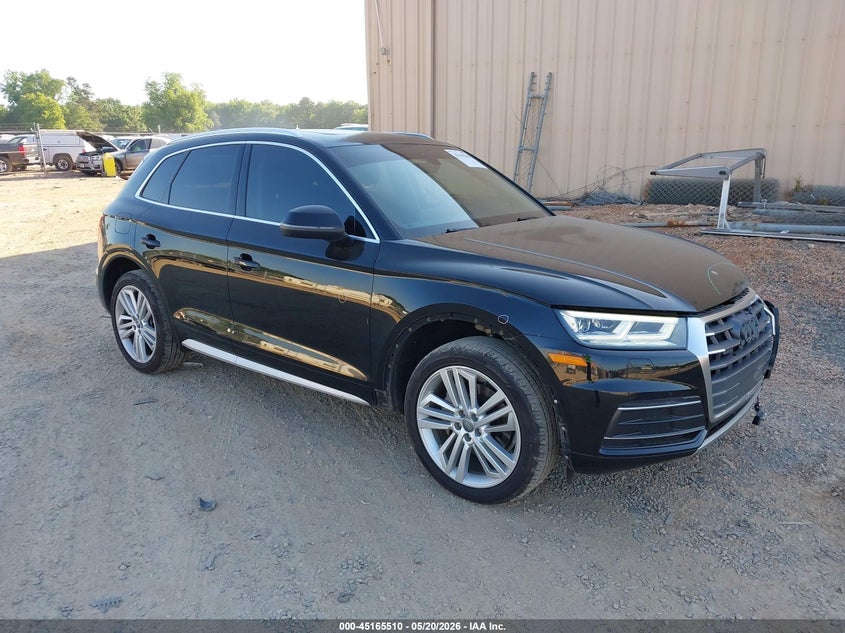2018 Audi Q5 VIN WA1BNAFY2J2096310 IAAI salvage auction — FRONT END, Salvage (North Carolina), sold $8,975 on 2026-07-13 (photo 1)