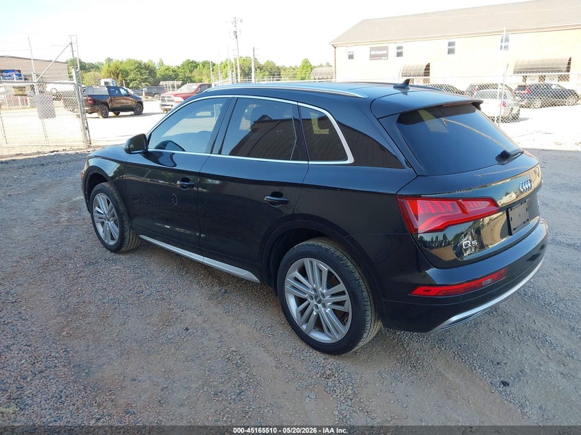 2018 Audi Q5 VIN WA1BNAFY2J2096310 IAAI salvage auction — FRONT END, Salvage (North Carolina), sold $8,975 on 2026-07-13 (photo 3)
