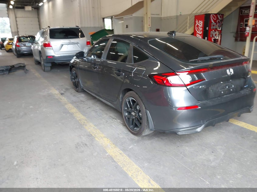 2025 Honda Civic VIN JHMFL4H81SX001279 IAAI salvage auction — FRONT END, Salvage (Oregon), sold $11,250 on 2026-07-09 (photo 3)