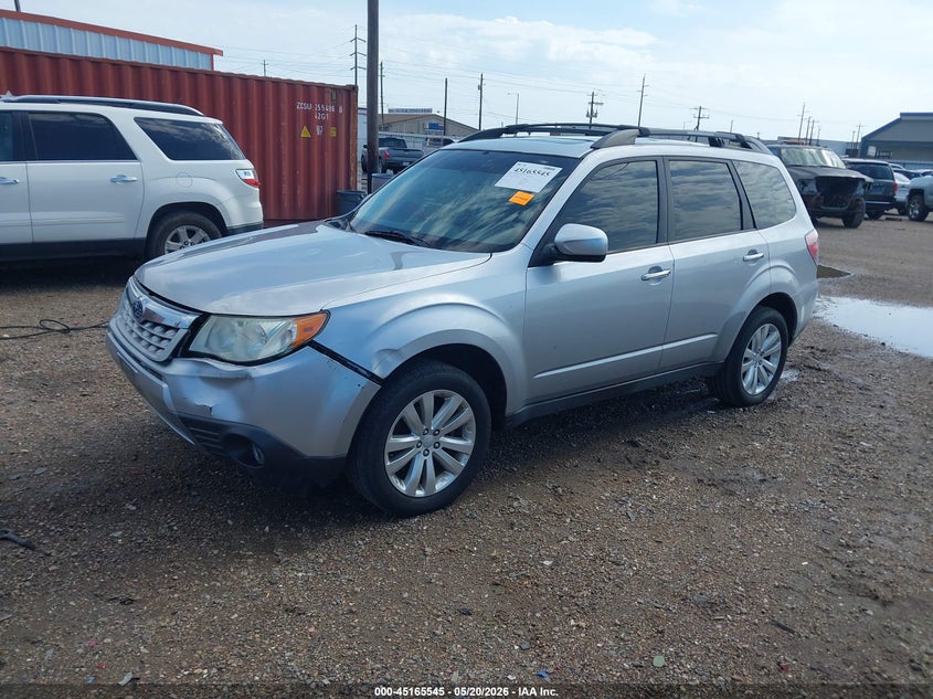 2013 Subaru Forester VIN JF2SHADC9DH445258 IAAI salvage auction — ENGINE DAMAGE, Original (Texas), sold $400 on 2026-07-29 (photo 2)