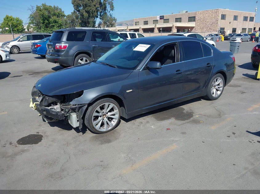 2009 BMW 5er VIN WBANW13539C160142 IAAI salvage auction — FRONT END, Salvage (California), sold $1,200 on 2026-07-06 (photo 2)