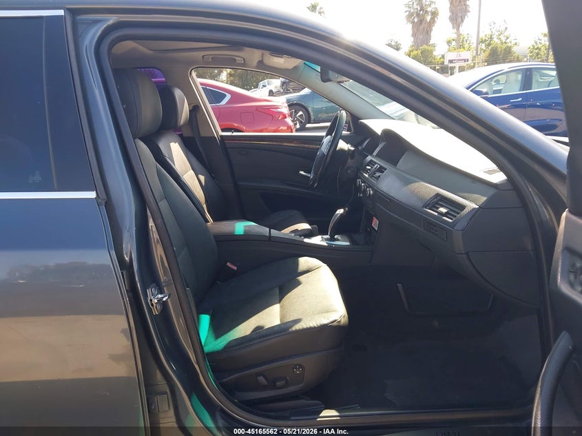 2009 BMW 5er VIN WBANW13539C160142 IAAI salvage auction — FRONT END, Salvage (California), sold $1,200 on 2026-07-06 (photo 5)