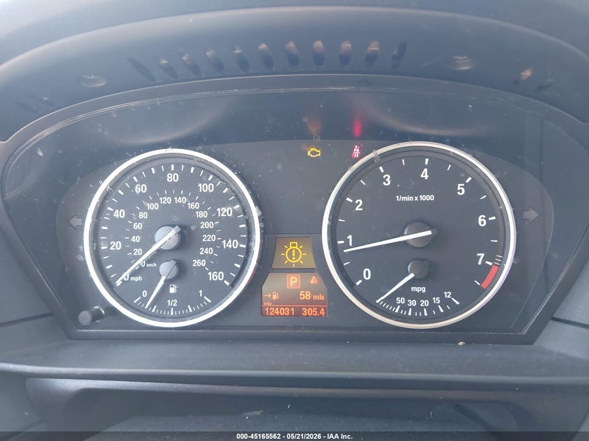 2009 BMW 5er VIN WBANW13539C160142 IAAI salvage auction — FRONT END, Salvage (California), sold $1,200 on 2026-07-06 (photo 7)
