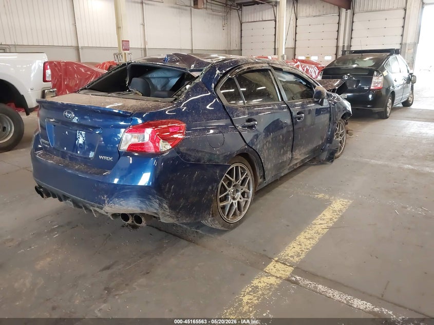 2018 Subaru Wrx VIN JF1VA1A65J9815681 IAAI salvage auction — ROLLOVER, Salvage Title, sold $125 on 2026-07-30 (photo 4)