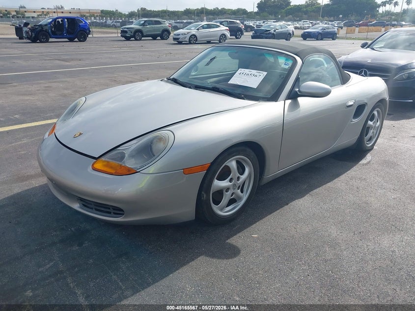 1997 Porsche Boxster VIN WP0CA2986VS622029 IAAI salvage auction — WATER/FLOOD, Rebuildable (Florida), sold $1,000 on 2026-07-09 (photo 6)
