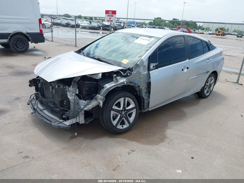 2016 Toyota Prius VIN JTDKARFU6G3511628 IAAI salvage auction — FRONT END, Original (Texas), sold $6,500 on 2026-07-08 (photo 2)