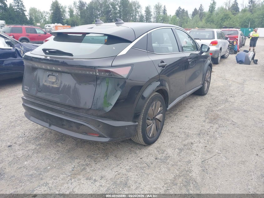 2023 Nissan Ariya VIN JN1BF0BAXPM408699 IAAI salvage auction — FRONT END, Bill Of Sale (Washington), sold $4,650 on 2026-07-30 (photo 4)