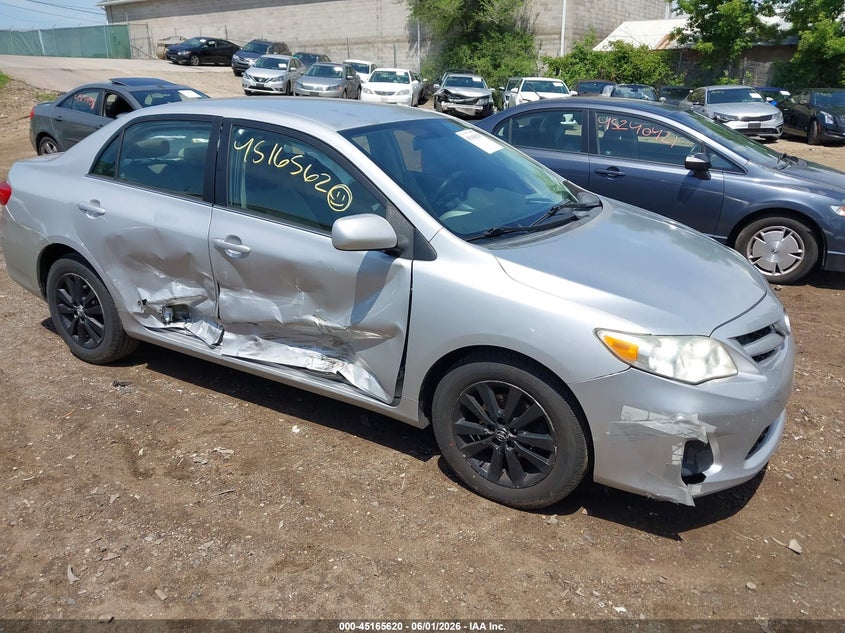2013 Toyota Corolla VIN 5YFBU4EE4DP077507 IAAI salvage auction — SIDE, Prior Salvage (Minnesota), sold $875 on 2026-07-25 (photo 1)