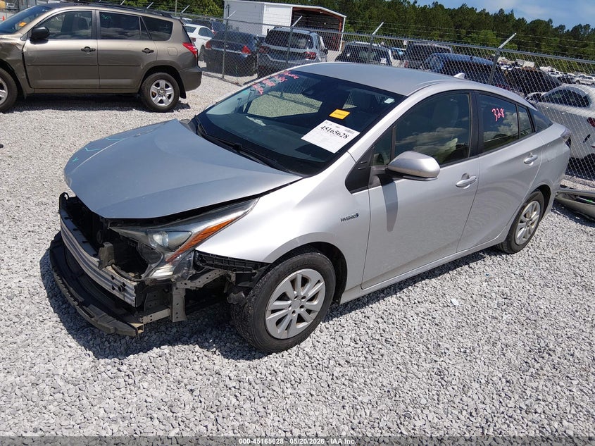 2017 Toyota Prius VIN JTDKBRFU6H3027960 IAAI salvage auction — FRONT END, Salvage (Alabama), sold $2,700 on 2026-07-09 (photo 2)