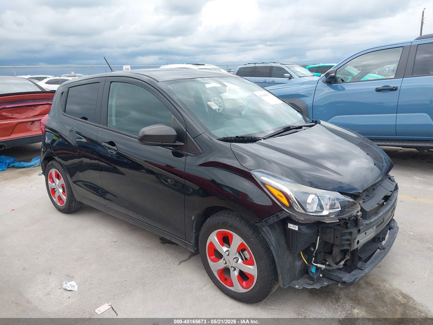 2021 Chevrolet Spark VIN KL8CB6SA8MC729991 IAAI salvage auction — LEFT FRONT, Original (Texas), sold $2,250 on 2026-07-24 (photo 1)