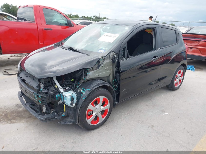 2021 Chevrolet Spark VIN KL8CB6SA8MC729991 IAAI salvage auction — LEFT FRONT, Original (Texas), sold $2,250 on 2026-07-24 (photo 2)