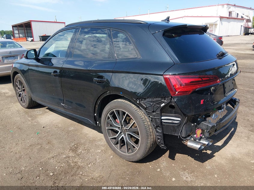 2023 Audi Sq5 VIN WA1B4AFY4P2193956 IAAI salvage auction — REAR END, Salvage - 75% Or Less (Maryland), sold $17,500 on 2026-07-29 (photo 3)