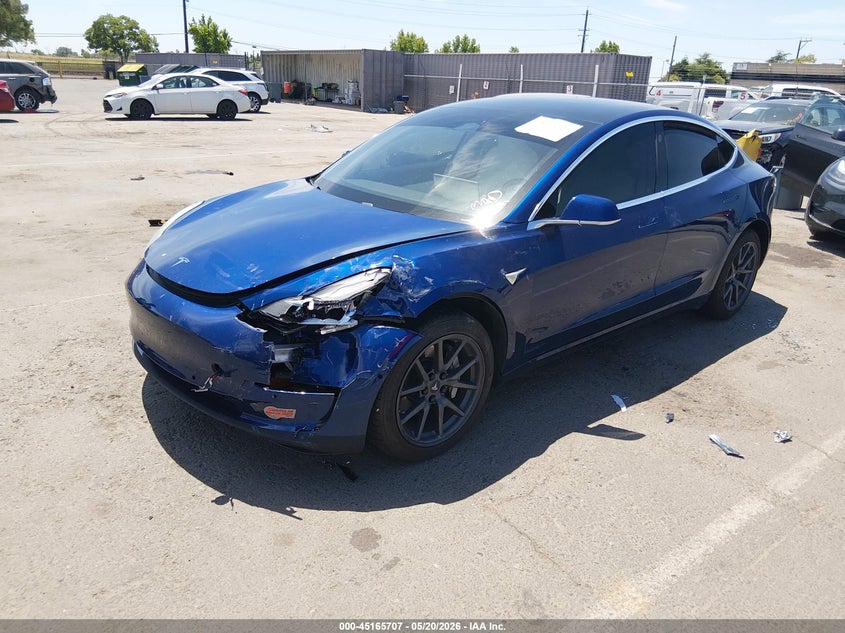 2019 Tesla Model 3 VIN 5YJ3E1EA3KF509025 IAAI salvage auction — FRONT END, Salvage (California), sold $4,900 on 2026-07-22 (photo 2)