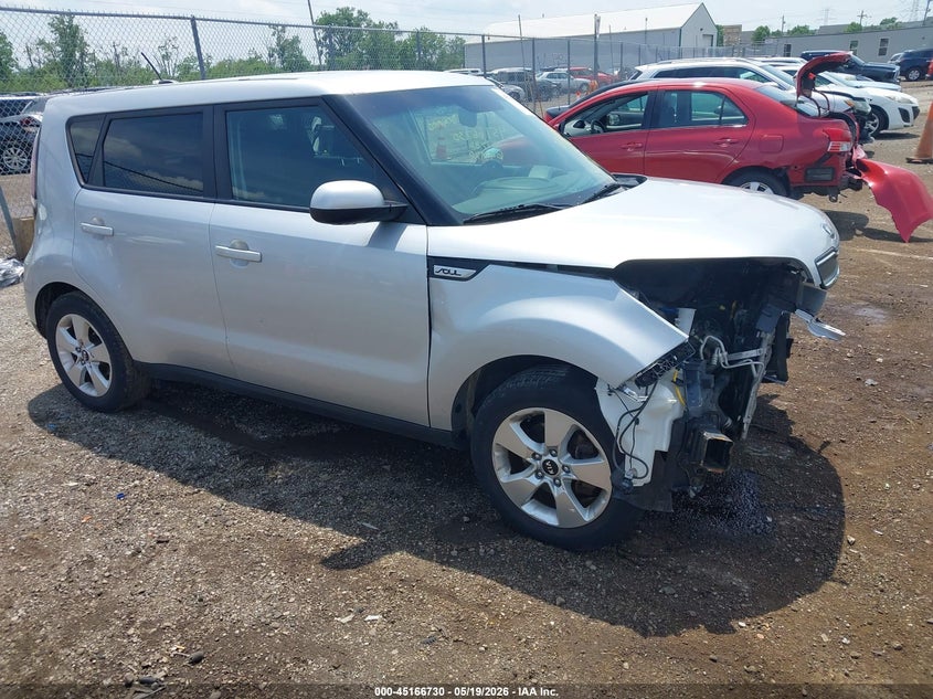 2018 Kia Soul VIN KNDJN2A25J7561062 IAAI salvage auction — FRONT END, Salvage (Ohio), sold $800 on 2026-07-09 (photo 1)