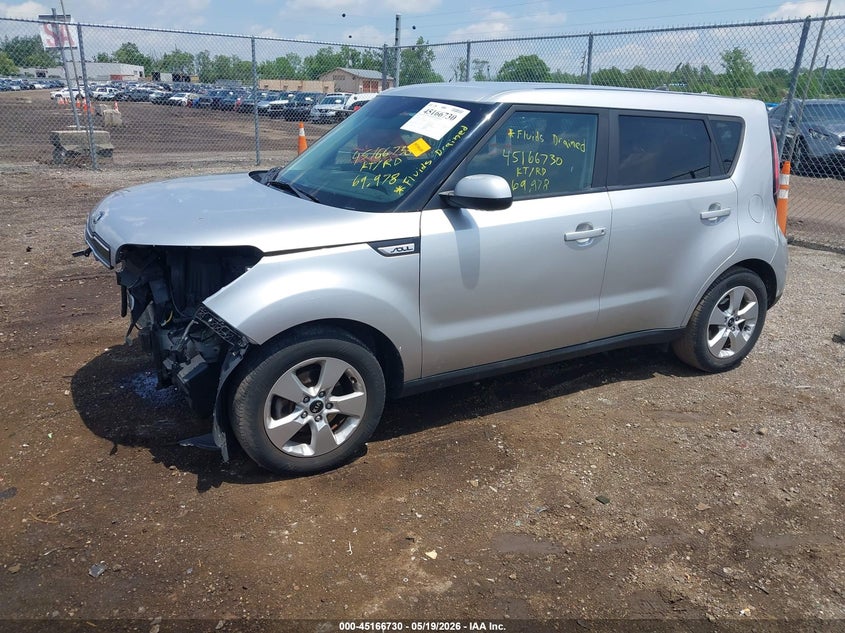 2018 Kia Soul VIN KNDJN2A25J7561062 IAAI salvage auction — FRONT END, Salvage (Ohio), sold $800 on 2026-07-09 (photo 2)