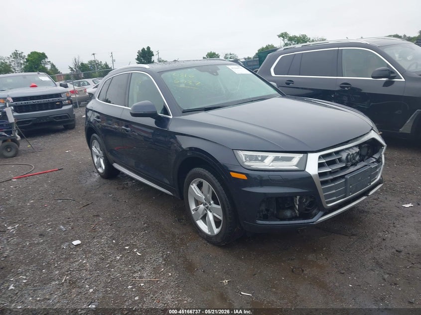 2018 Audi Q5 VIN WA1BNAFY8J2181555 IAAI salvage auction — FRONT END, Salvage (Virginia), sold $5,000 on 2026-07-10 (photo 1)