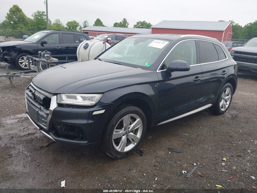 2018 Audi Q5 VIN WA1BNAFY8J2181555 IAAI salvage auction — FRONT END, Salvage (Virginia), sold $5,000 on 2026-07-10 (photo 2)