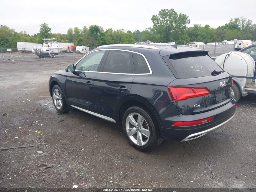 2018 Audi Q5 VIN WA1BNAFY8J2181555 IAAI salvage auction — FRONT END, Salvage (Virginia), sold $5,000 on 2026-07-10 (photo 3)