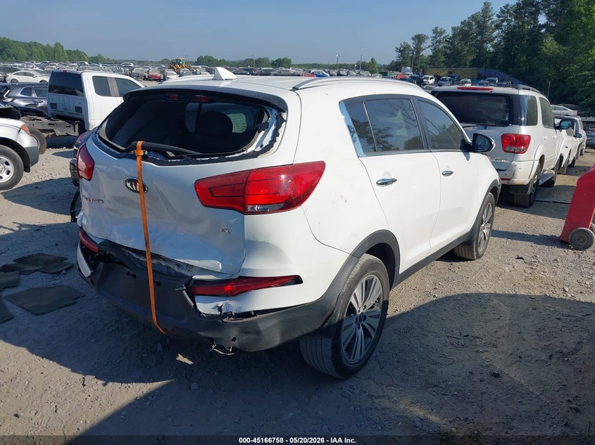 2014 Kia Sportage VIN KNDPC3AC4E7661576 IAAI salvage auction — ALL OVER, Salvage (Georgia), sold $2,100 on 2026-07-14 (photo 4)
