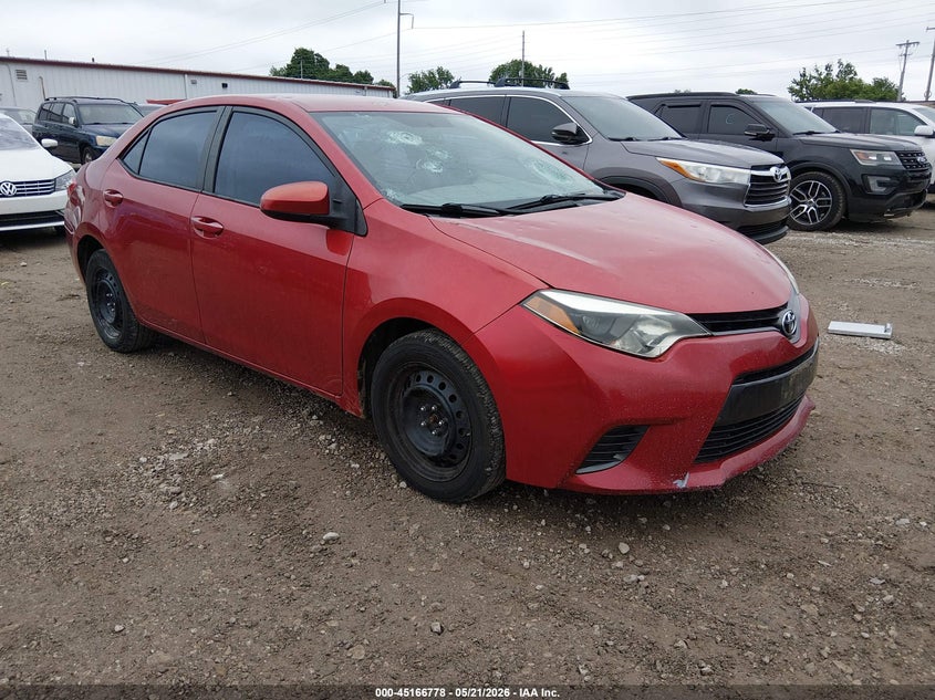 2015 Toyota Corolla VIN 5YFBURHE5FP281549 IAAI salvage auction — HAIL, Clear (Missouri), sold $2,325 on 2026-07-06 (photo 1)
