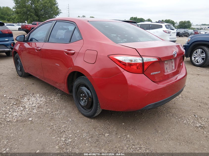 2015 Toyota Corolla VIN 5YFBURHE5FP281549 IAAI salvage auction — HAIL, Clear (Missouri), sold $2,325 on 2026-07-06 (photo 3)