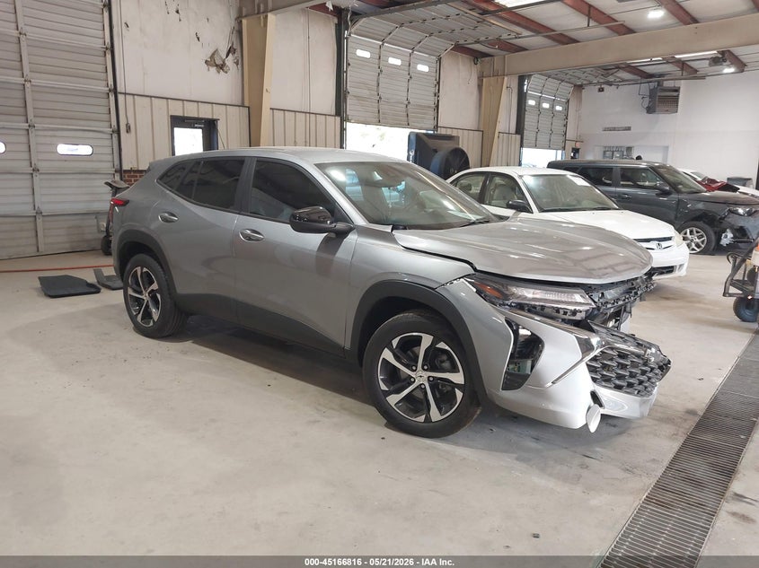 2024 Chevrolet Trax VIN KL77LGE21RC205702 IAAI salvage auction — LEFT FRONT, Salvage (North Carolina), sold $5,150 on 2026-07-16 (photo 1)