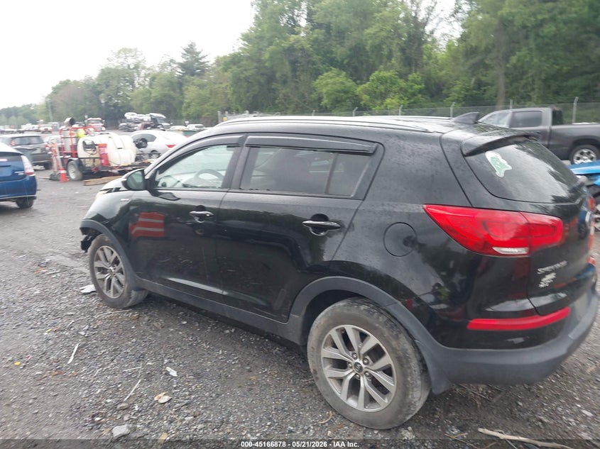 2015 Kia Sportage VIN KNDPBCAC1F7777127 IAAI salvage auction — FRONT END, Clear (Virginia), sold $1,375 on 2026-07-07 (photo 3)