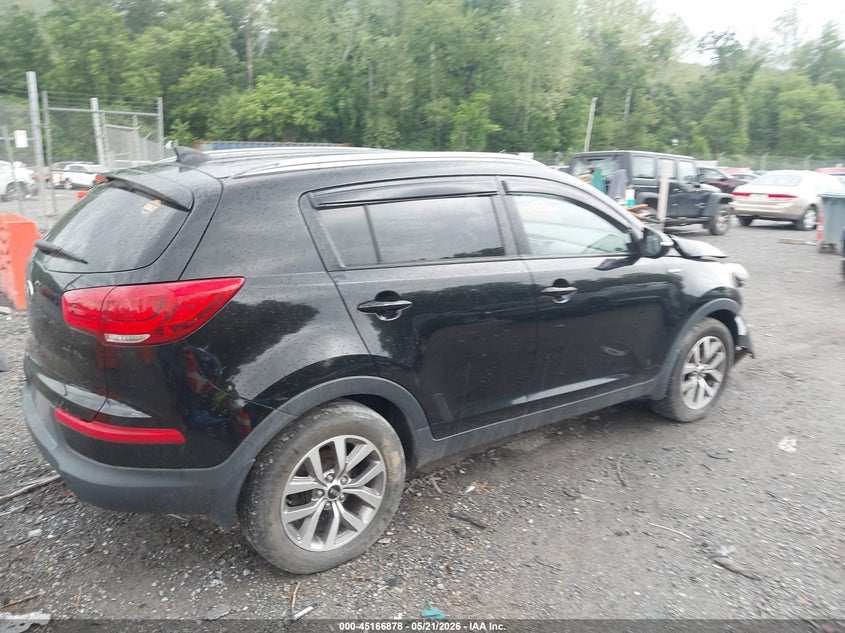 2015 Kia Sportage VIN KNDPBCAC1F7777127 IAAI salvage auction — FRONT END, Clear (Virginia), sold $1,375 on 2026-07-07 (photo 4)