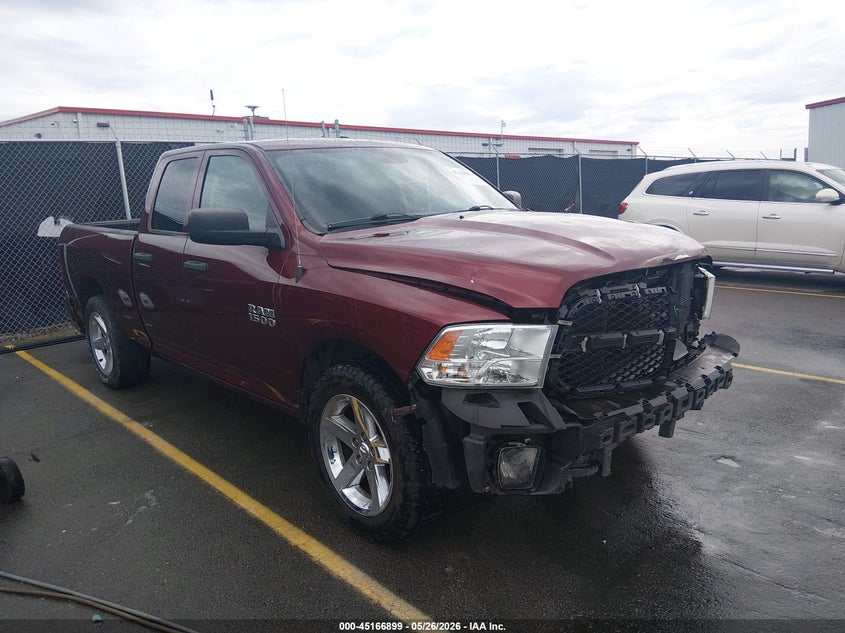 2016 Ram 1500 VIN 1C6RR6FG6GS263197 IAAI salvage auction — FRONT END, Salvage Title, sold $1,500 on 2026-07-18 (photo 1)