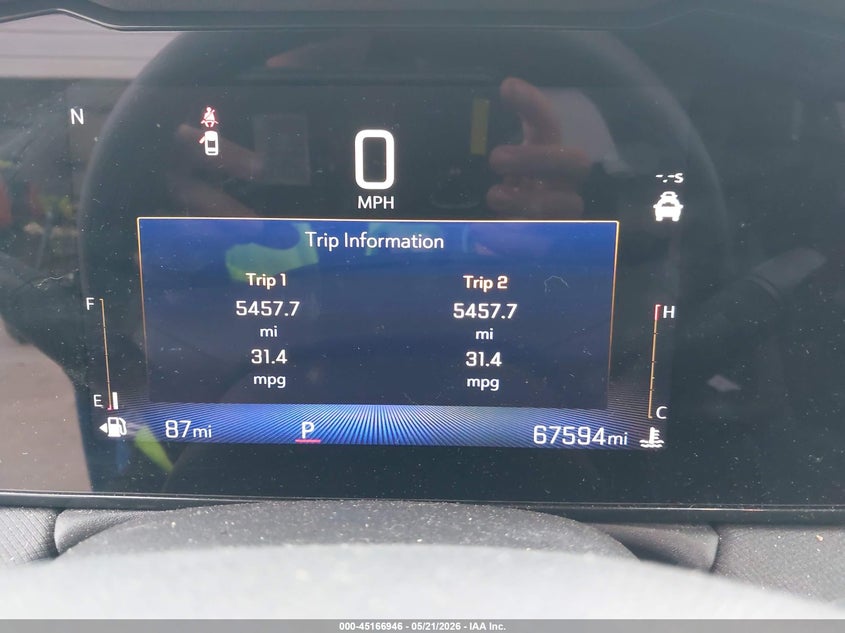2024 Chevrolet Trailblazer VIN KL79MPSL8RB084787 IAAI salvage auction — HAIL, Clear (Missouri), sold $10,750 on 2026-07-13 (photo 7)