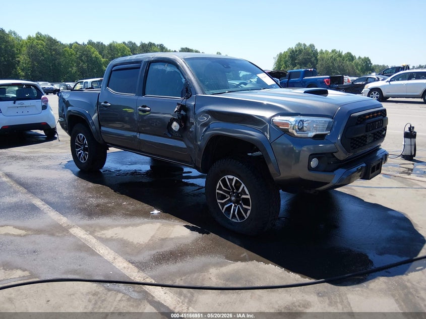 2021 Toyota Tacoma VIN 5TFCZ5ANXMX254449 IAAI salvage auction — ROLLOVER, Salvage (North Carolina), sold $8,700 on 2026-07-29 (photo 1)