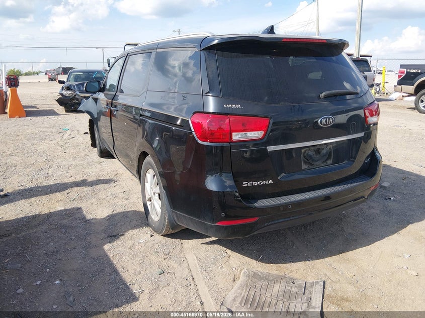 2018 Kia SEDONA VIN KNDMB5C17J6348549 IAAI salvage auction — LEFT FRONT, Salvage (Tennessee), sold $25 on 2026-07-30 (photo 3)