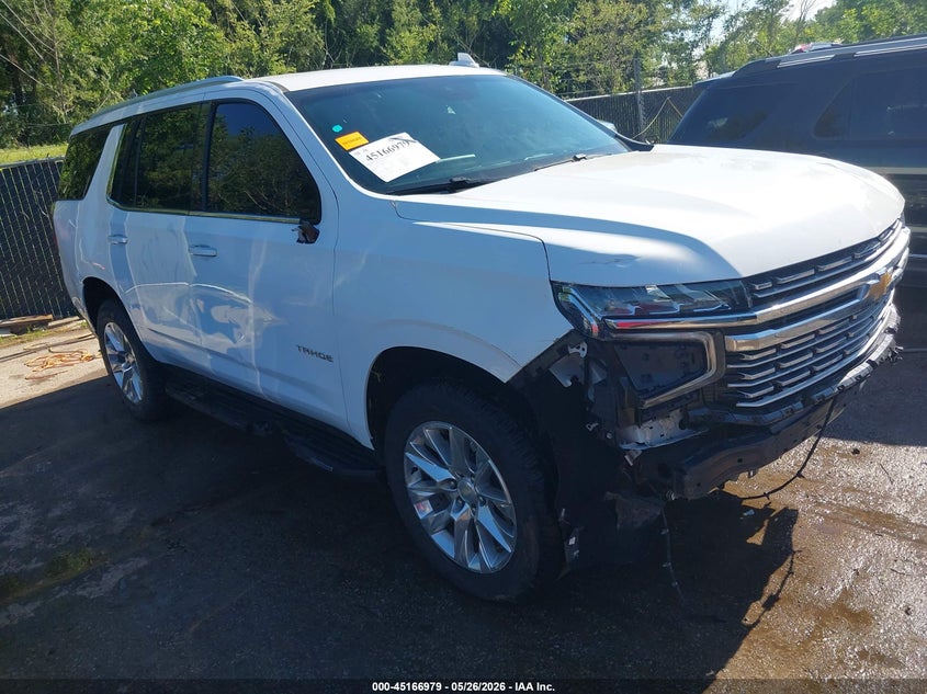 2023 Chevrolet Tahoe VIN 1GNSCSKD6PR344621 IAAI salvage auction — FRONT END, Salvage (Nebraska), sold $20,575 on 2026-07-29 (photo 1)