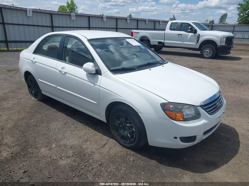 2009 Kia Spectra VIN KNAFE222X95662154 IAAI salvage auction — RIGHT REAR, Clear (Washington), sold $275 on 2026-07-14 (photo 1)