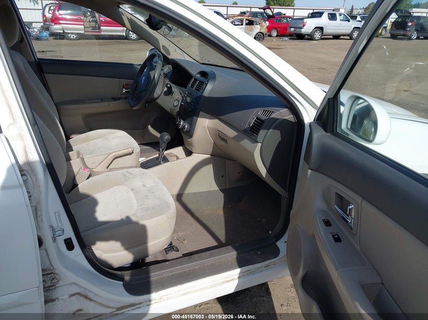 2009 Kia Spectra VIN KNAFE222X95662154 IAAI salvage auction — RIGHT REAR, Clear (Washington), sold $275 on 2026-07-14 (photo 5)