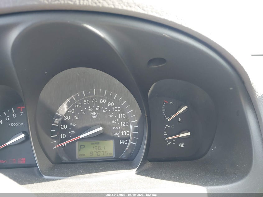 2009 Kia Spectra VIN KNAFE222X95662154 IAAI salvage auction — RIGHT REAR, Clear (Washington), sold $275 on 2026-07-14 (photo 7)